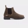 Botines chelsea ecológicos de cáñamo - marrón oscuro