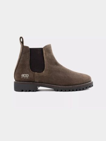 Botines chelsea ecológicos de cáñamo - marrón oscuro