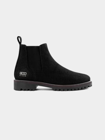 Botines chelsea ecológicos de cáñamo - Negro