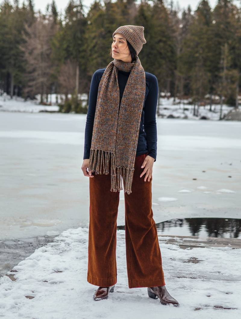 Bufanda de algodón orgánico moteada - Imagen 7