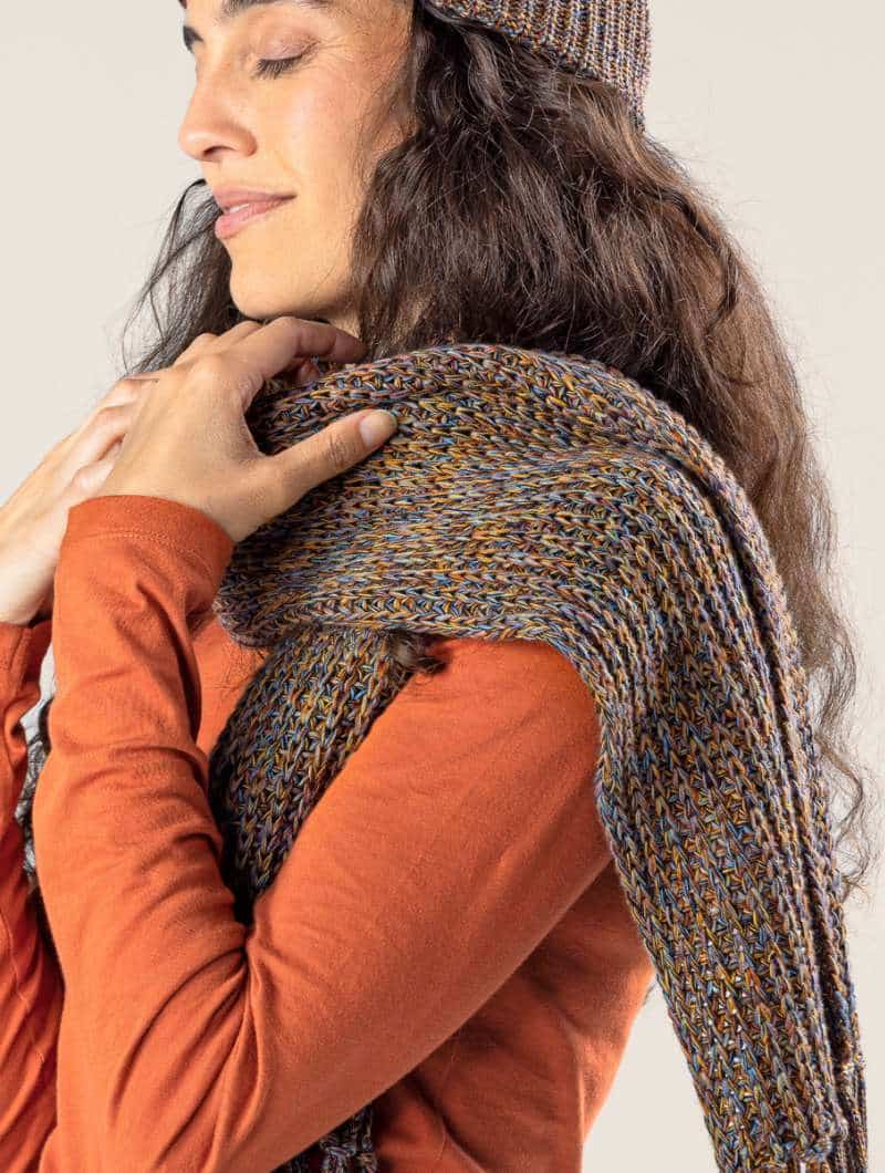 Bufanda de algodón orgánico moteada - Imagen 4