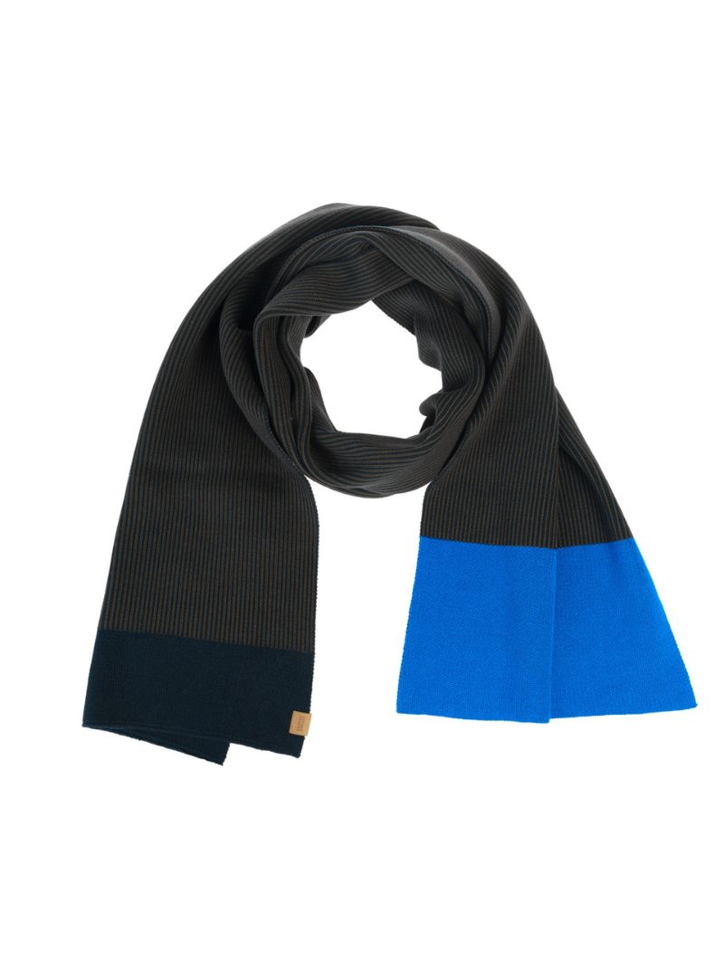Bufanda bicolor de 100% algodón orgánico - Imagen 9