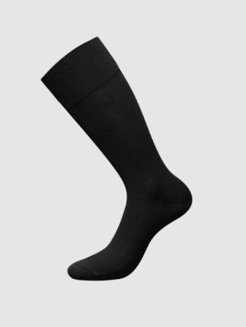 Calcetines hombre lana merino - Negro