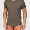 Camiseta cuello redondo hombre hilo de soja - Alga