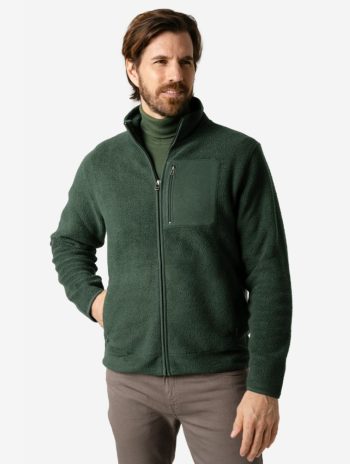 Chaqueta polar para hombre de algodón orgánico