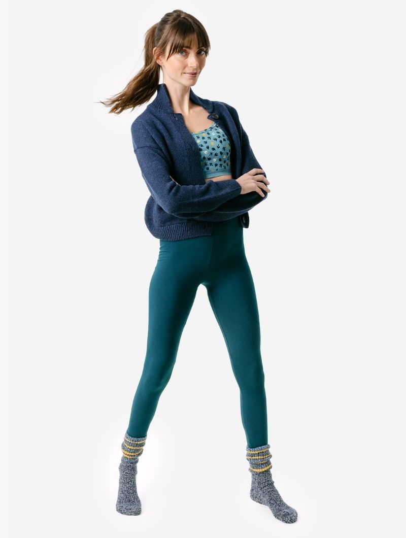 Leggins cómodos de algodón orgánico para mujer - Imagen 24