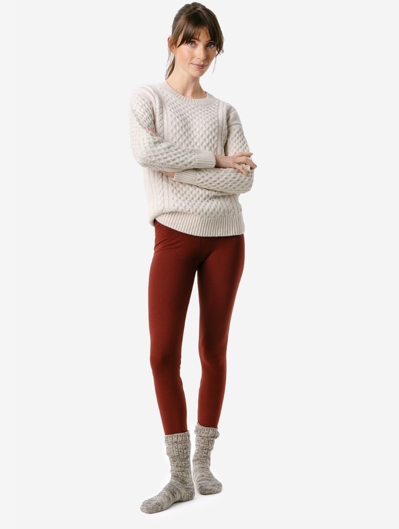Leggins cómodos de algodón orgánico para mujer - Imagen 25
