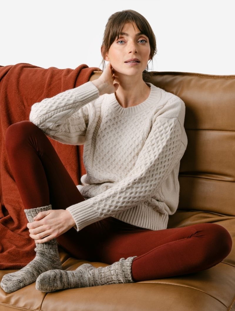 Leggins cómodos de algodón orgánico para mujer - Imagen 30