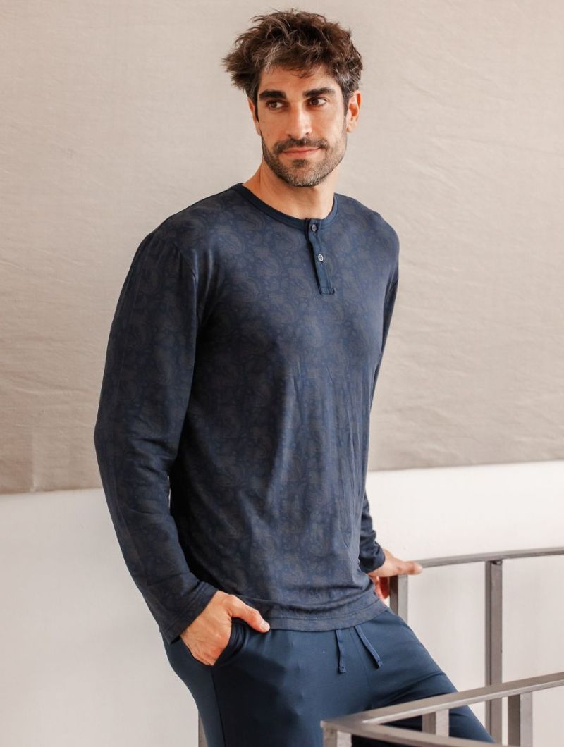 Pijama invierno hombre Luxury modal - Imagen 3