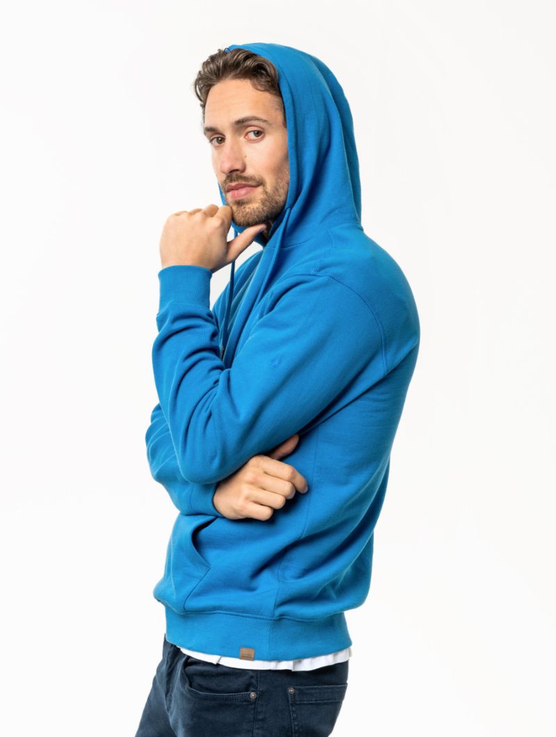 Sudadera con capucha 100% algodón orgánico para hombre - Imagen 3