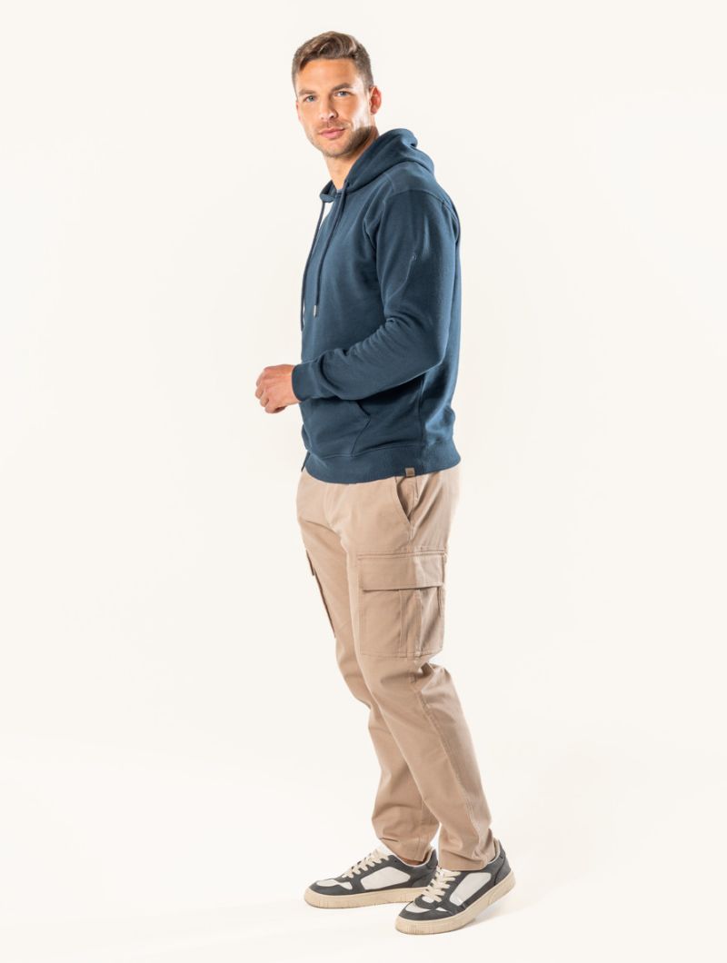 Sudadera con capucha 100% algodón orgánico para hombre - Imagen 7