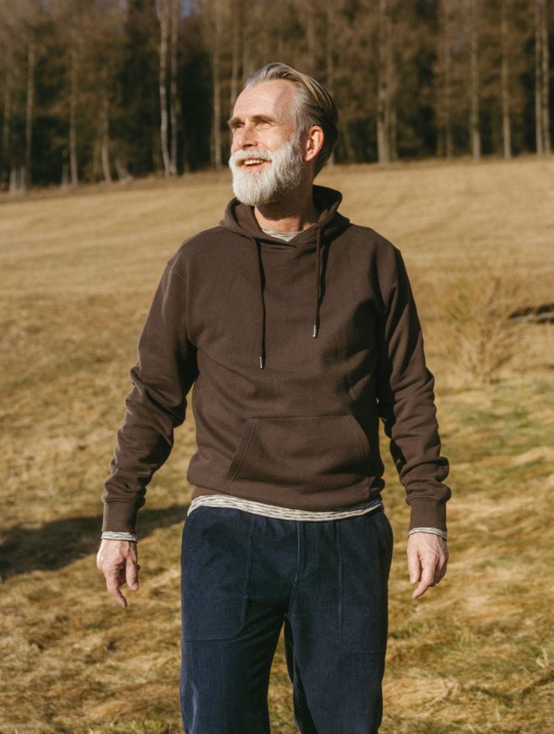 Sudadera con capucha 100% algodón orgánico para hombre - Imagen 19