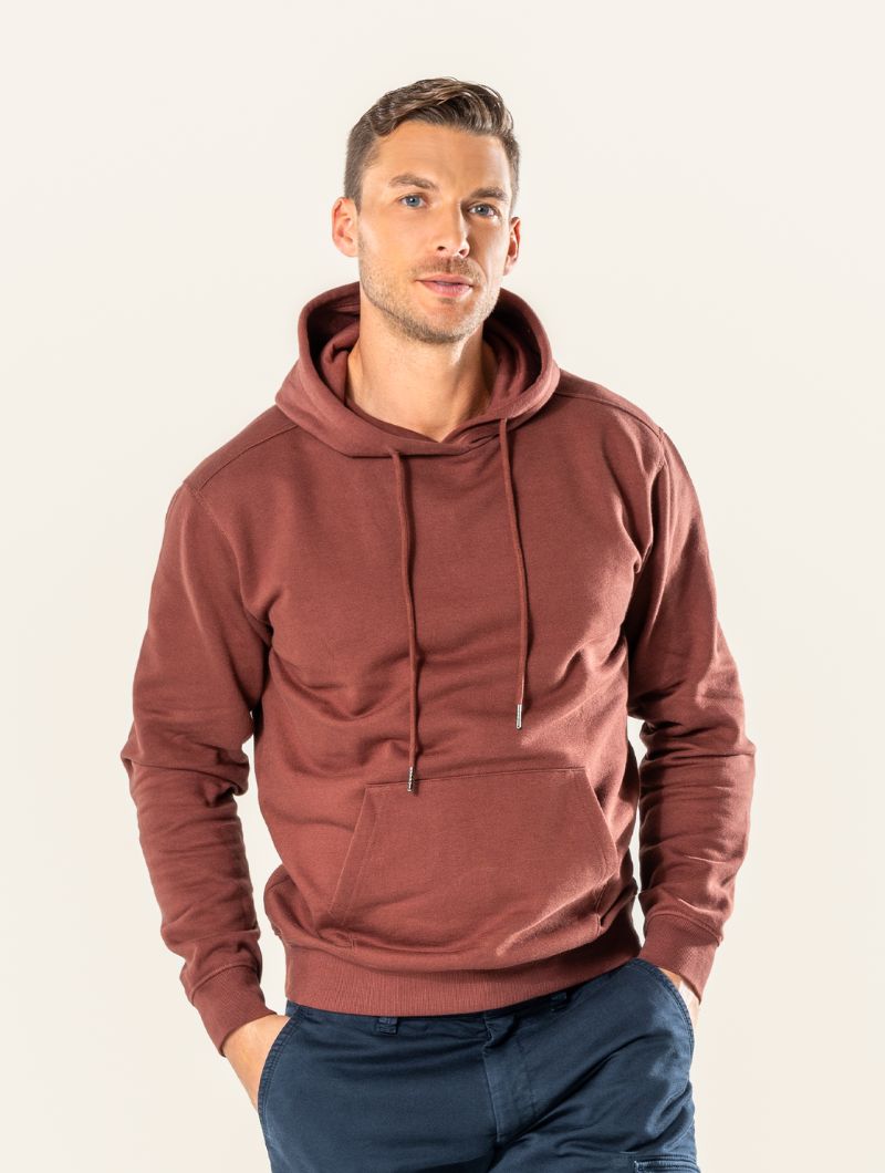 Sudadera con capucha 100% algodón orgánico para hombre - Imagen 5