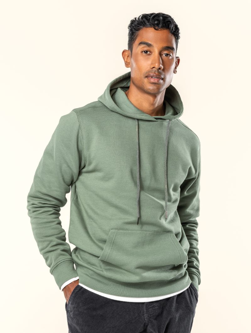 Sudadera con capucha 100% algodón orgánico para hombre - Imagen 4