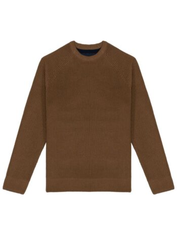 Jersey de punto perlado tofe de tejido sostenible
