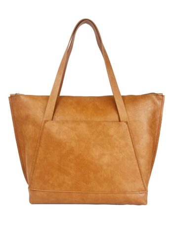 Bolso shopper grande de cuero vegano