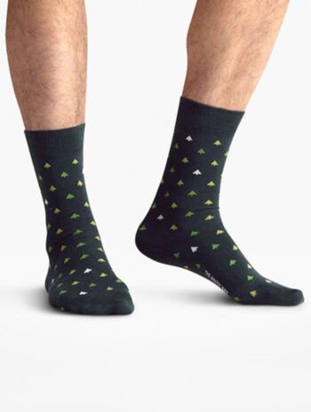 Alternative view of Calcetines bosque boreal de algodón orgánico