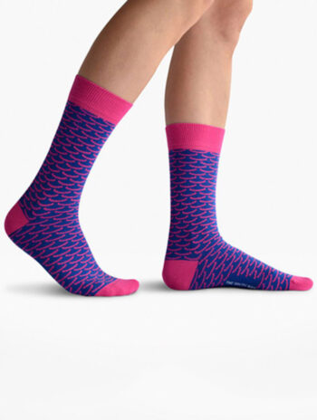 Alternative view of Calcetines pez reina de algodón orgánico