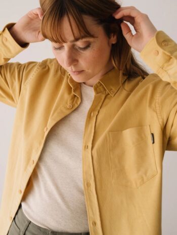 Alternative view of Camisa micropana algodón orgánico mujer