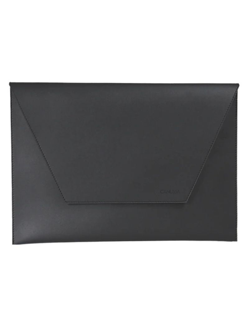 Funda para portátil vegana de 15 pulgadas hecha en España con material a base de maíz reciclado