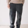 Pantalón de pana para hombre hecho con algodón orgánico certificado GOTS y cintura elástica
