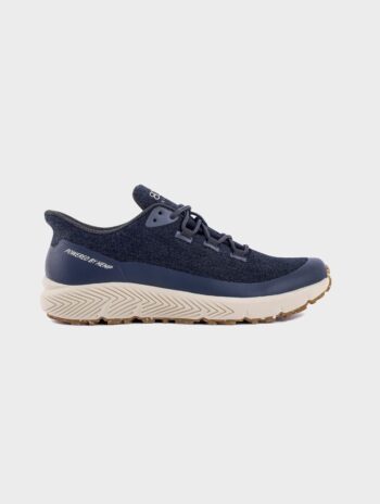 Zapatillas de trekking ecológicas de cáñamo - Azul marino