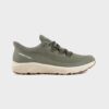 Zapatillas de trekking ecológicas de cáñamo - Verde oscuro