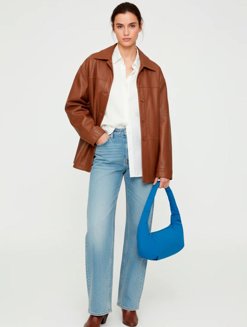 Bolso acolchado de mano y hombro reciclado - Imagen 2