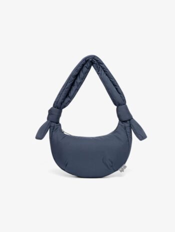 Alternative view of Bolso acolchado media luna de tejido reciclado