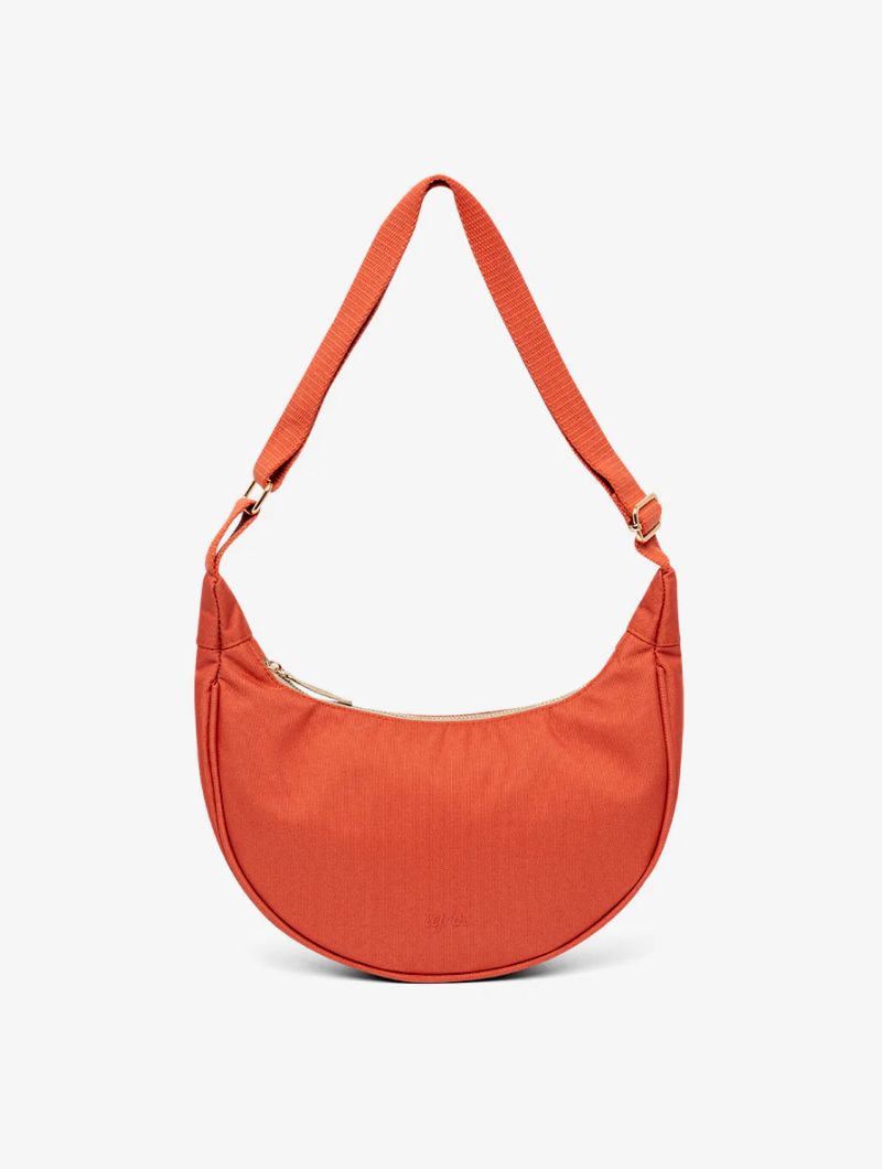 Bolso media luna con cremallera de tejido reciclado - Imagen 6