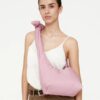 Bolso pequeño acolchado ajustable hecho con tejido reciclado RPET