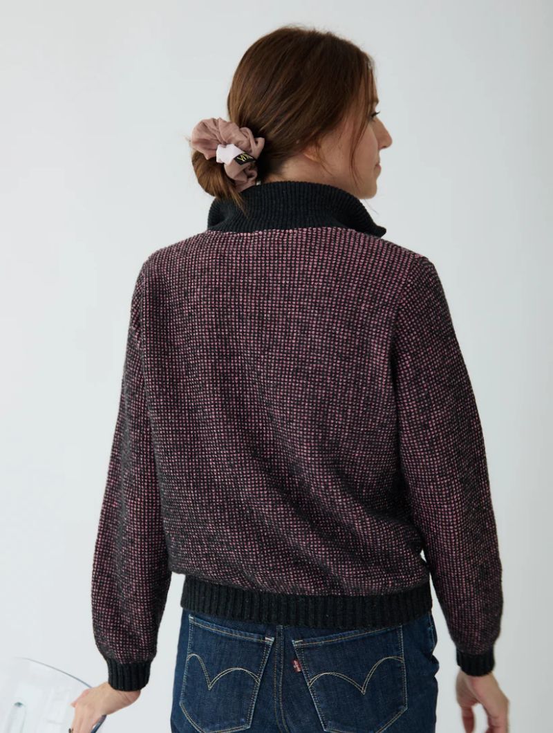 Jersey media cremallera con cuello alto para mujer - Imagen 6