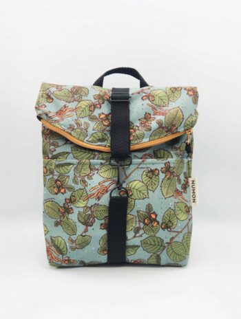 Mini mochila reciclada estampado avellana