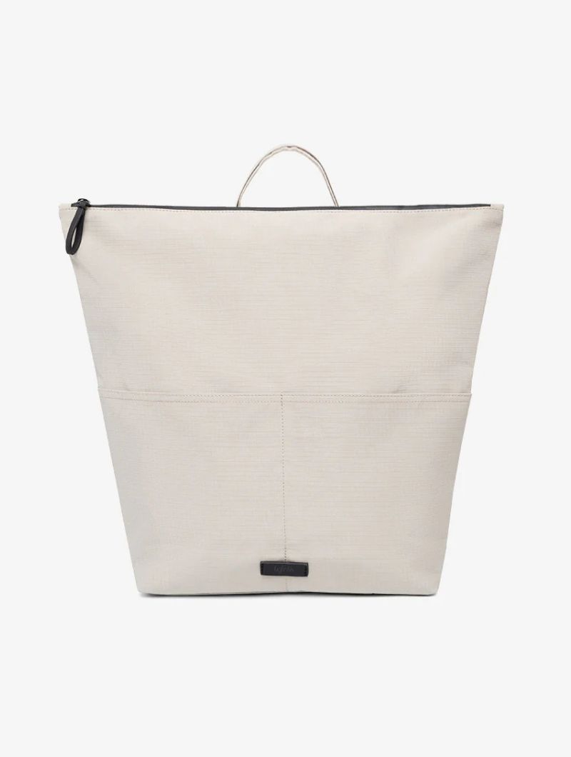 Mochila minimalista con cremallera de tejido reciclado - Imagen 15