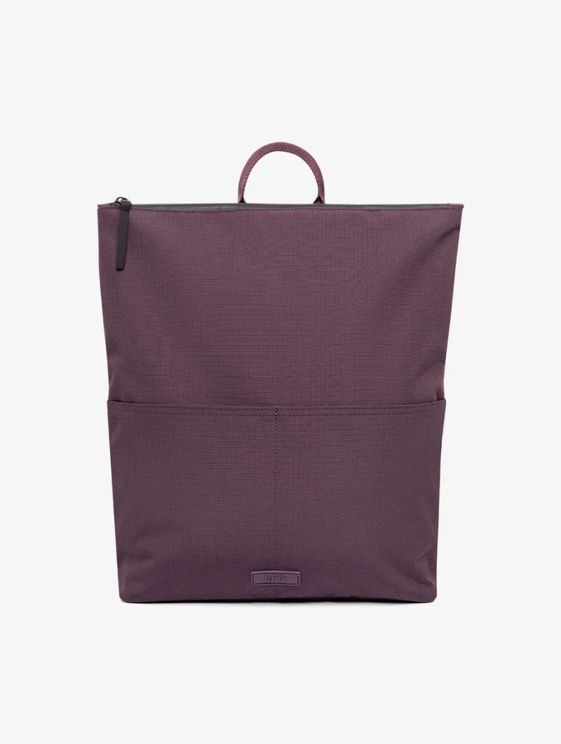 Mochila minimalista con cremallera de tejido reciclado - Imagen 13