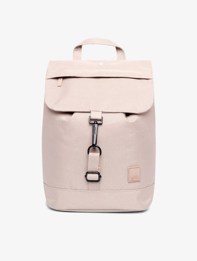 Mochila pequeña con solapa de tejido reciclado - Imagen 33