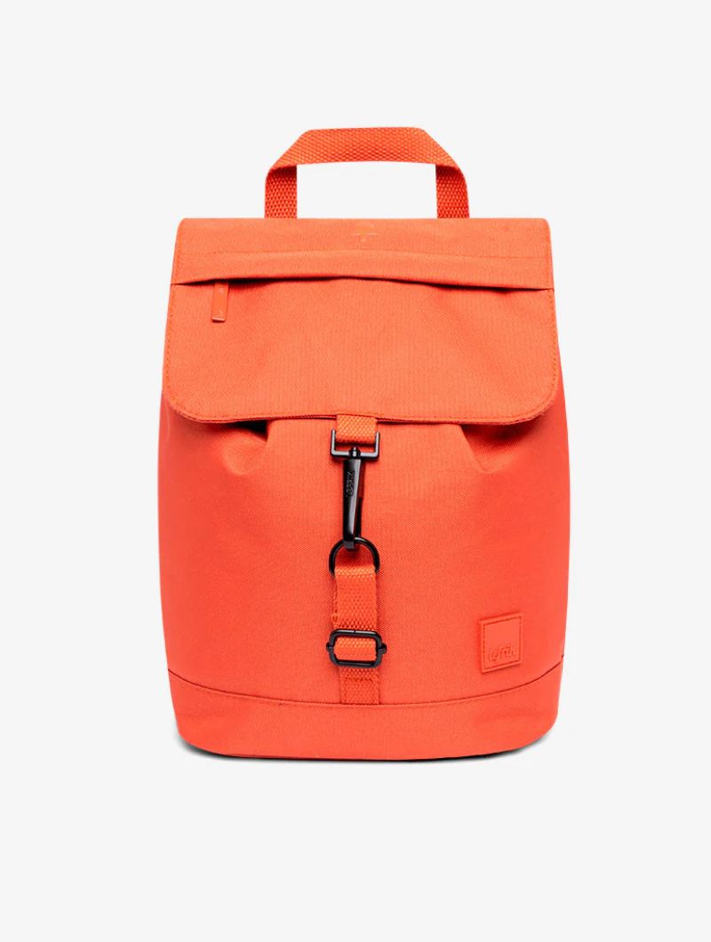 Mochila pequeña con solapa de tejido reciclado - Imagen 38
