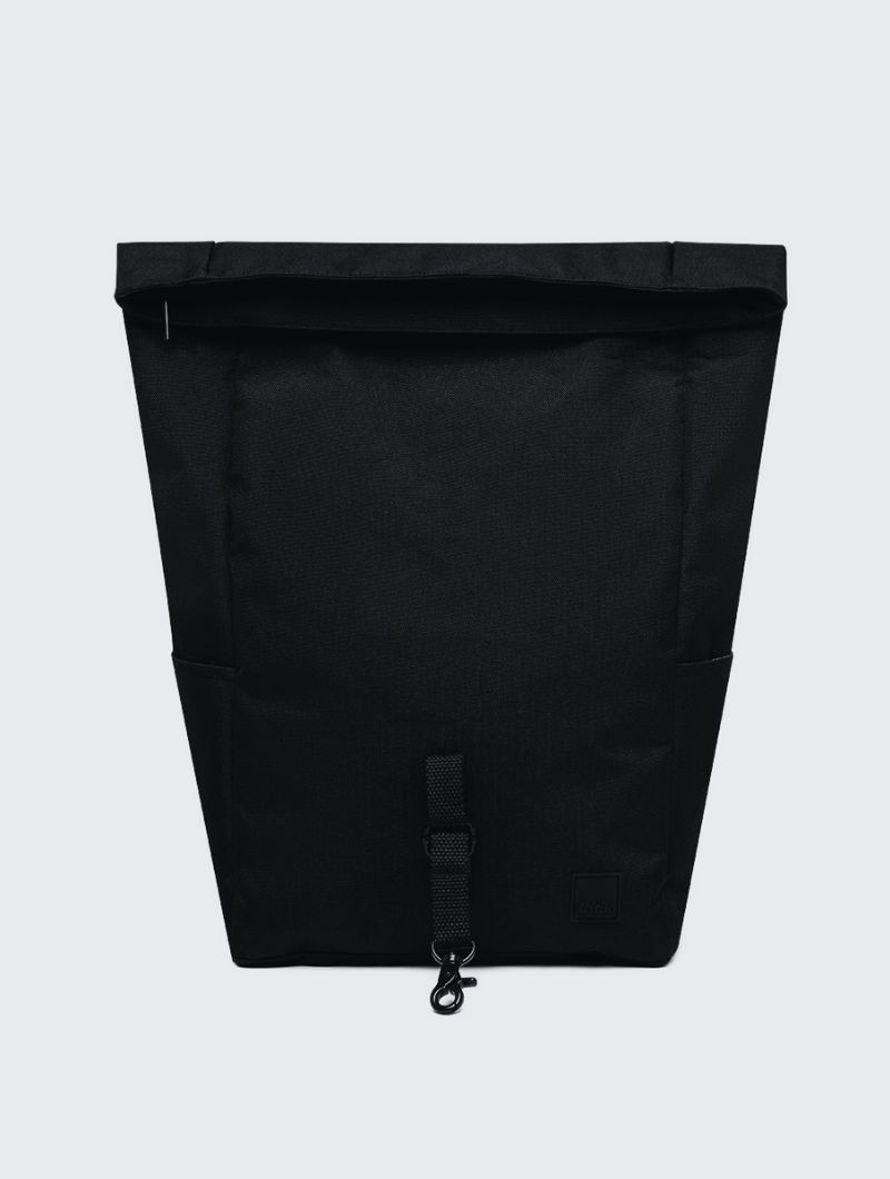 Mochila pequeña roll top de tejido reciclado - Imagen 7