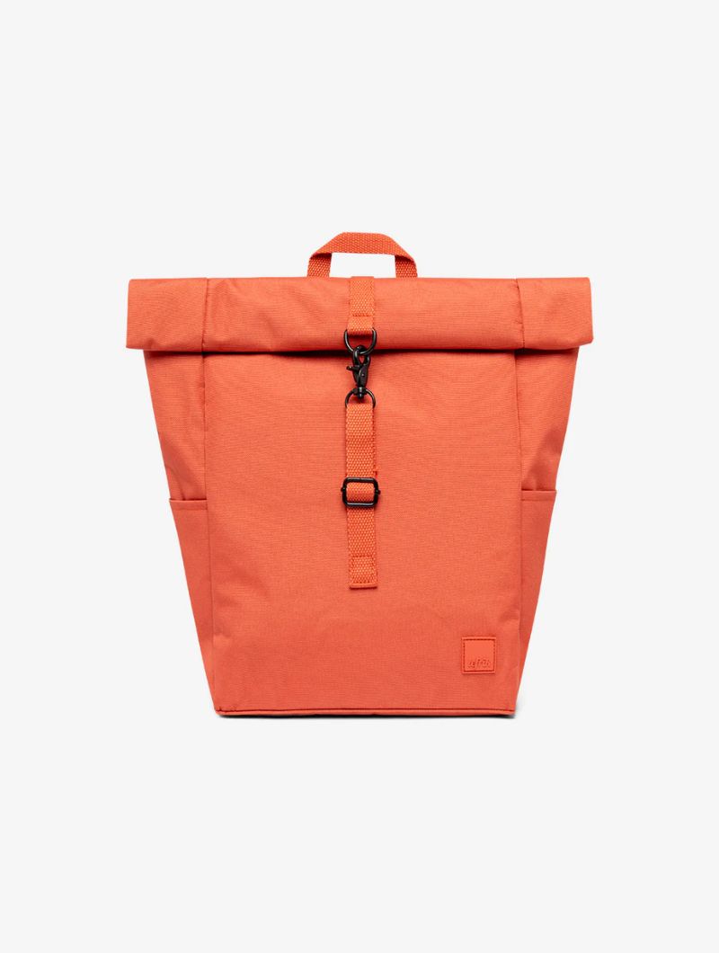 Mochila pequeña roll top de tejido reciclado - Imagen 13