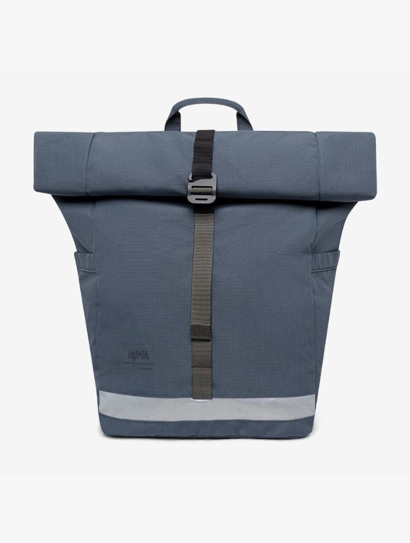 Mochila urbana roll top de tejido reciclado - Imagen 11