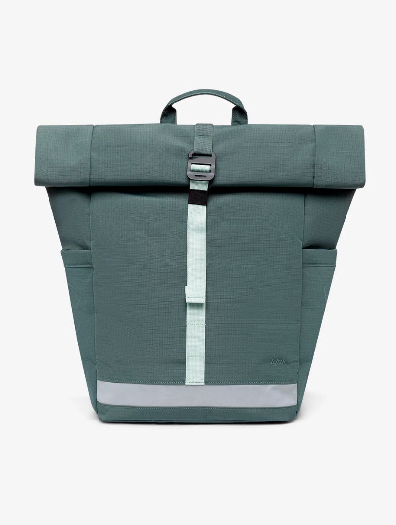 Mochila urbana roll top de tejido reciclado - Imagen 13