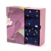 Pack de 4 calcetines azul marino ecológicos para mujer