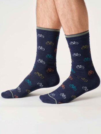 Alternative view of Pack 4 calcetines bicicletas para hombre ecológicos