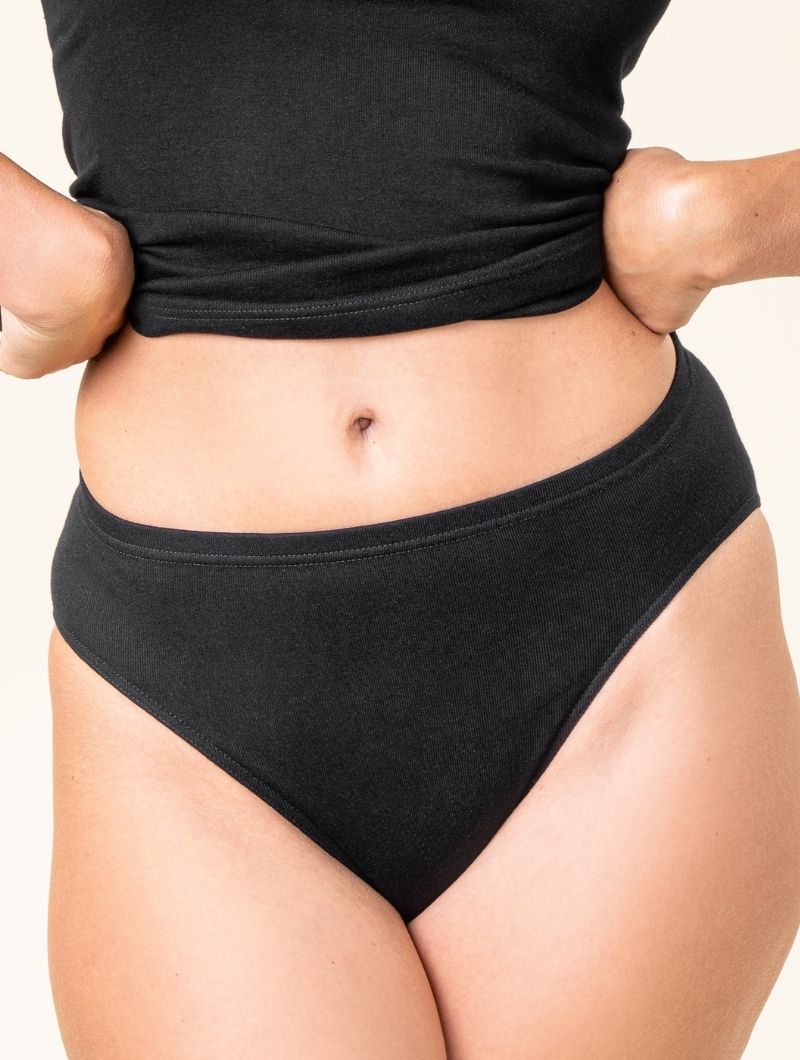 Braga clásica lisa de 100% algodón orgánico - Imagen 2