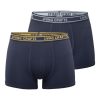 Pack de 2 bóxers azul marino de algodón orgánico