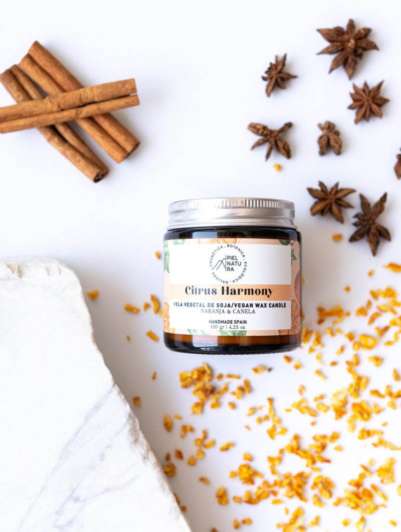 Vela aromática natural Citrus Harmony