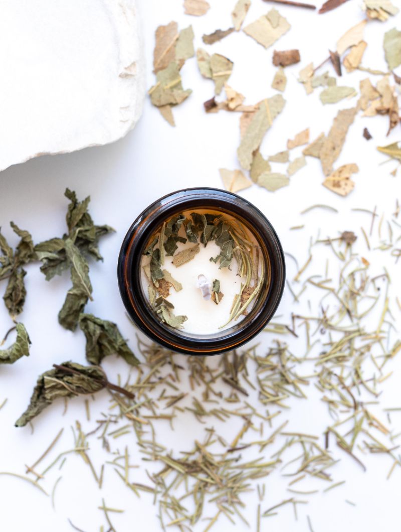 Vela aromática natural de cera vegetal 120g - Imagen 8