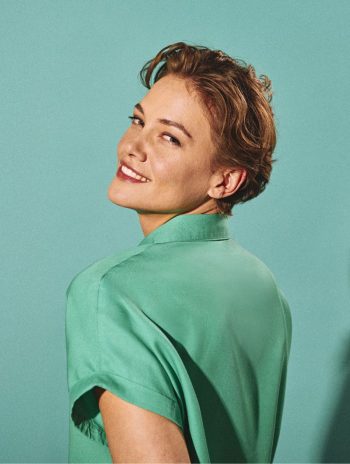 Alternative view of Blusa de manga japonesa para mujer de cáñamo