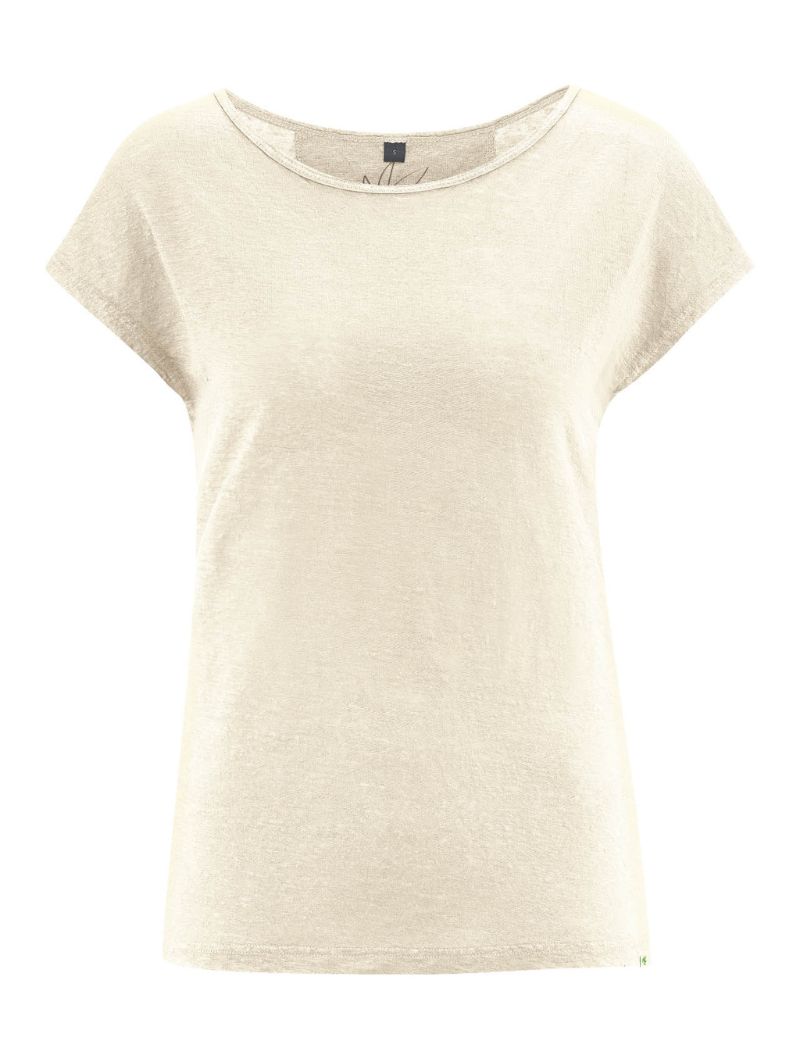 Camiseta cuello barco mujer 100% cáñamo - Imagen 6
