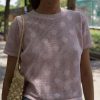 Jersey de manga corta calado con topos - Imagen 10
